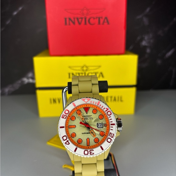 Invicta Other - Invicta Grand Diver Playa Men's Watch - 46mm, Aqua Plating, Khaki (49480)